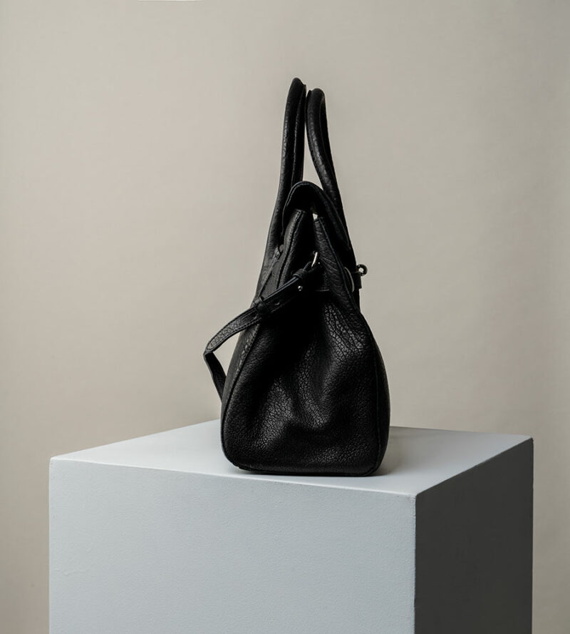 BELLECOUR 617 BUBBLE NOIR <br> Black Sheep leather - Image 4