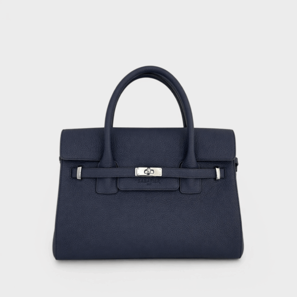 BELLECOUR 617 LOLO MARINE<br/> 紺グレインレザー