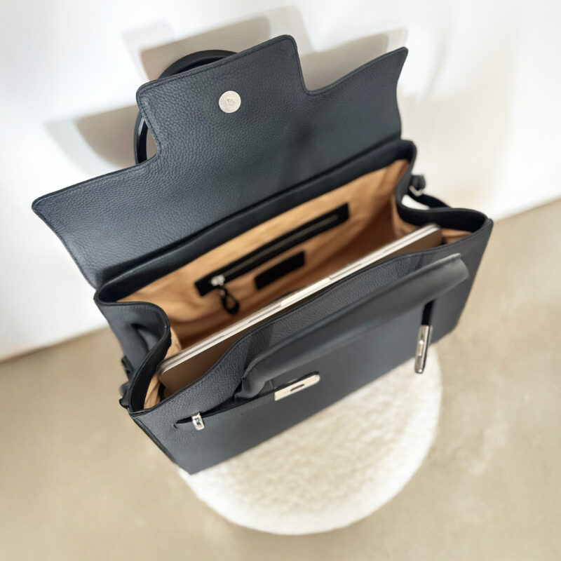 BELLECOUR 617 CAMPBELL NOIR <br>  Black smooth leather - Image 4