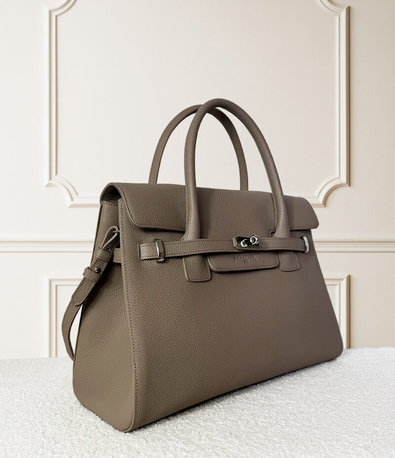 BELLECOUR 617 LOLO TAUPE<br/> Couro granulado Taupe - Imagem 3