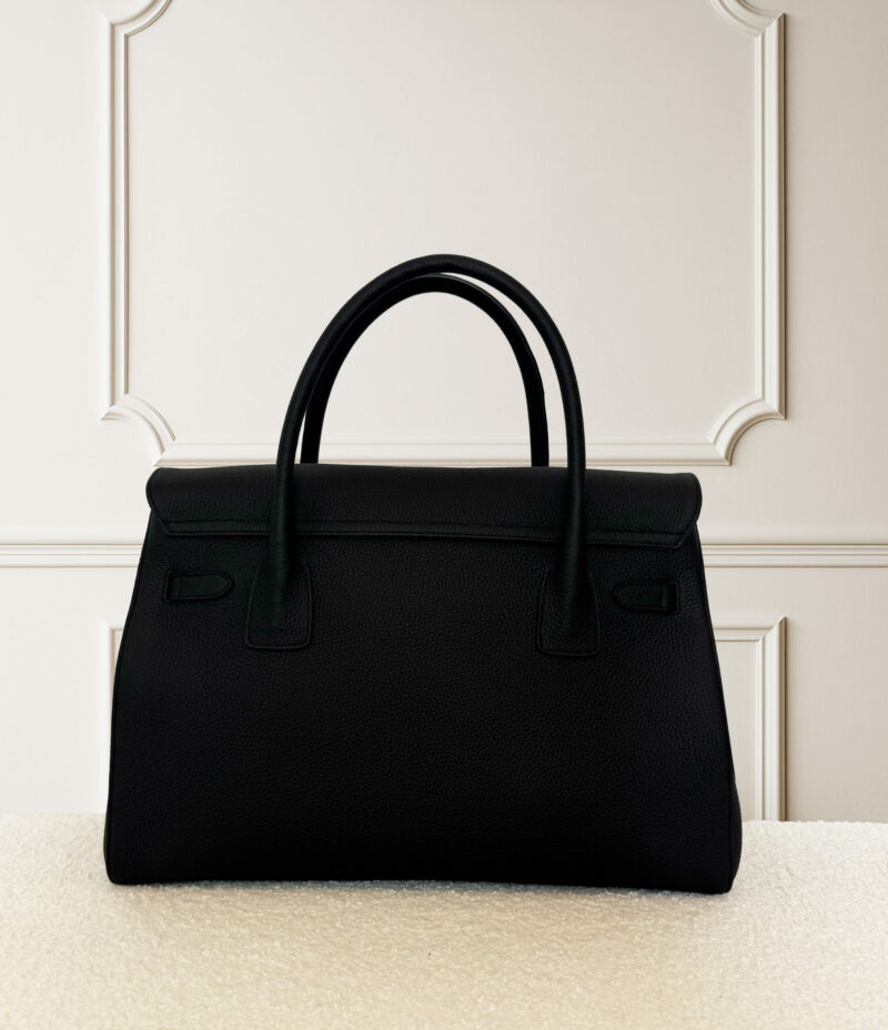 BELLECOUR 617 LOLO NOIR <br>  Black grained leather - Image 4