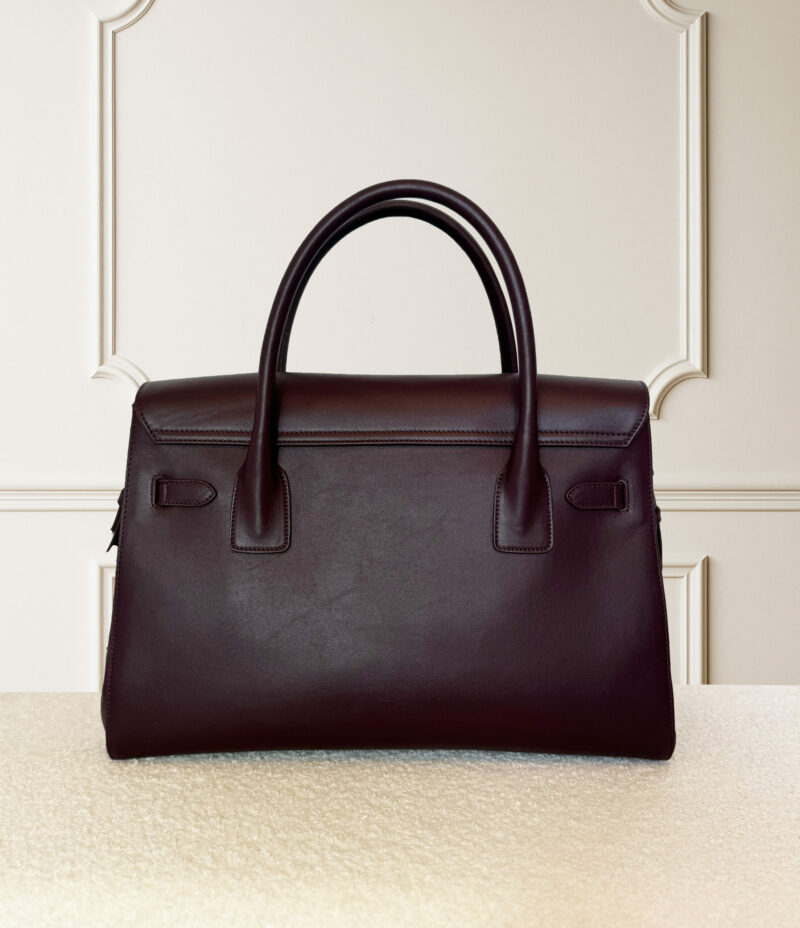 BELLECOUR 617 SOLA BORDEAUX<br>Burgundy smooth leather - Image 4