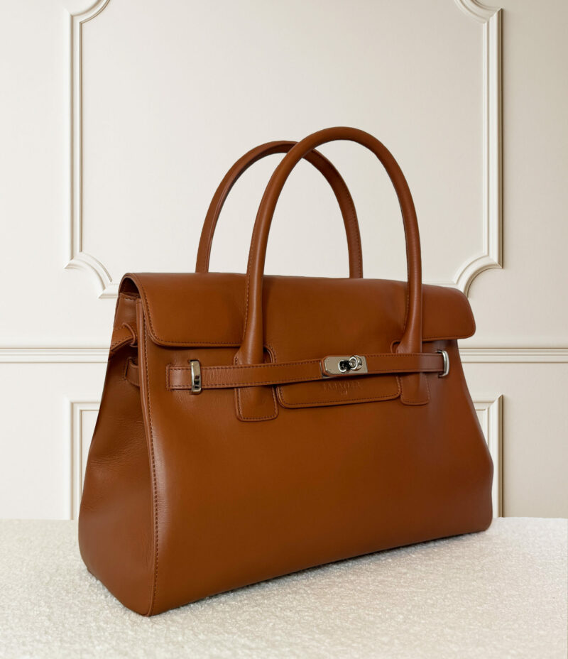 BELLECOUR 617 SOLA HAVANA <br> Cognac smooth leather - Image 3