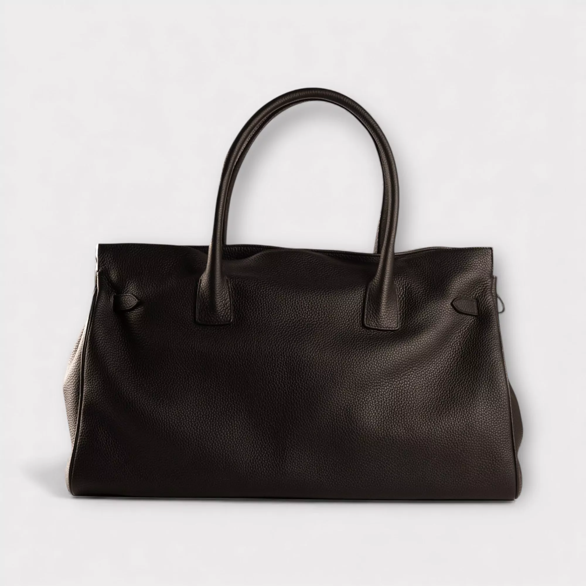 245 LARGE BELLECOUR LOLO NOIR <br> Black grained leather - Image 6
