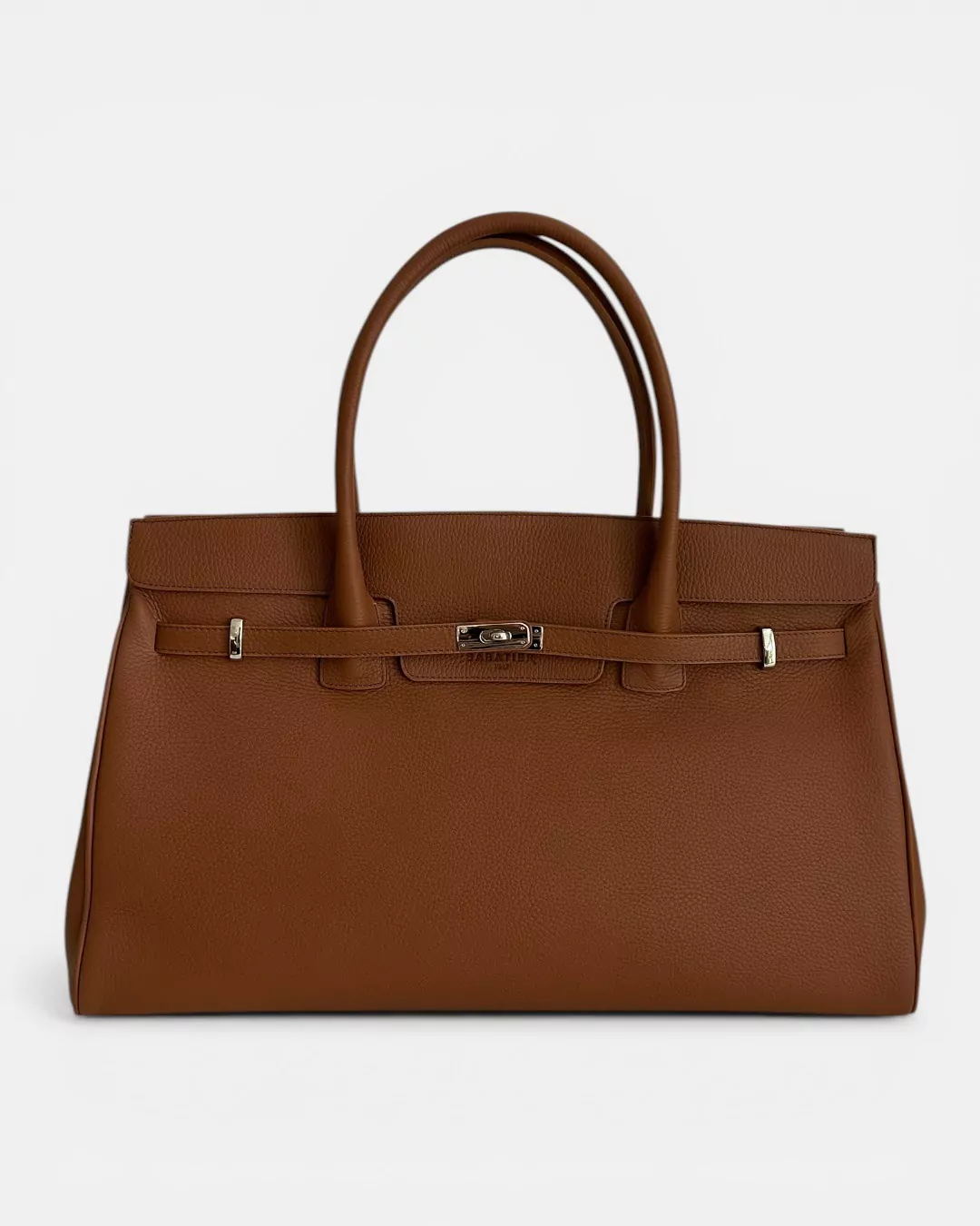 245 LARGE BELLECOUR LOLO CAMEL Cuir grainé camel