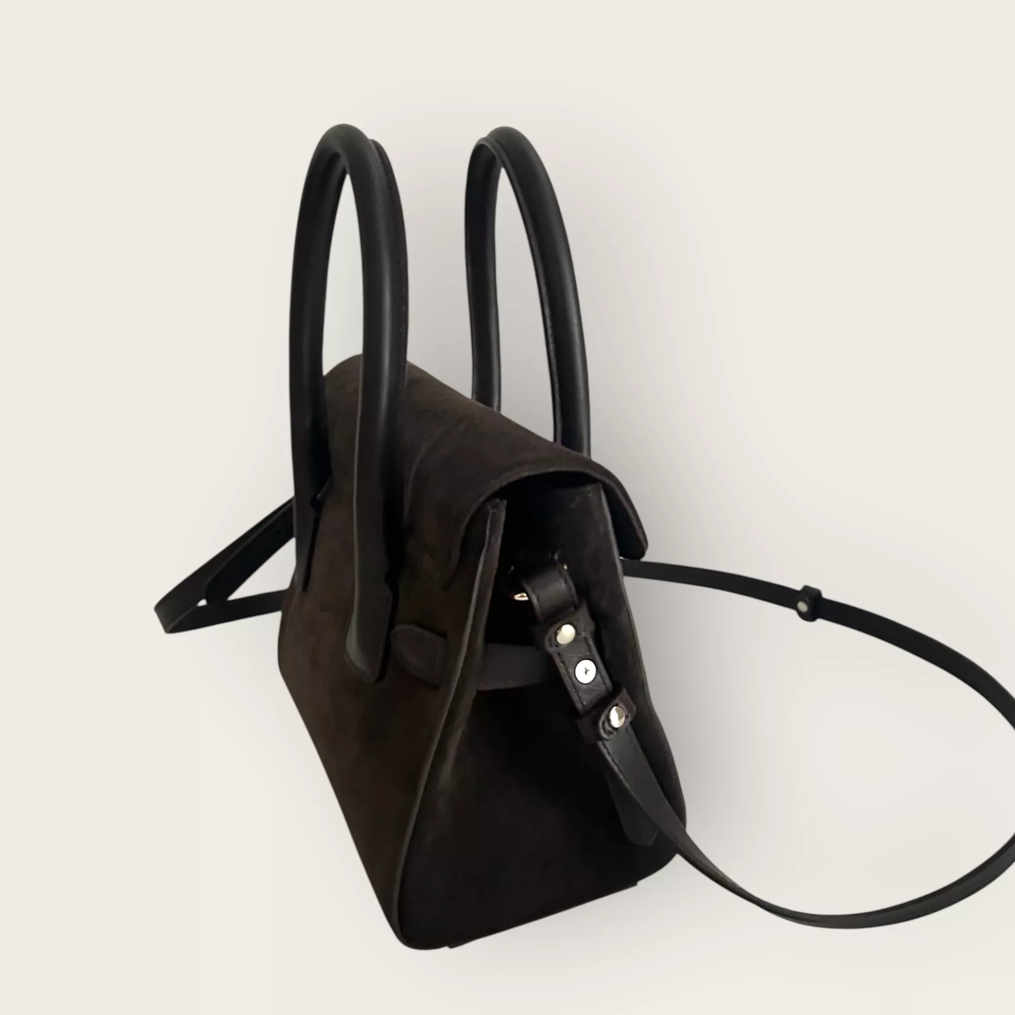 BELLECOUR 615 SUEDE CHOCOLATE<br> Chocolate Suede leather - Image 2