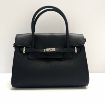 BELLECOUR 616 LOLO NOIR <br>  Black grained leather