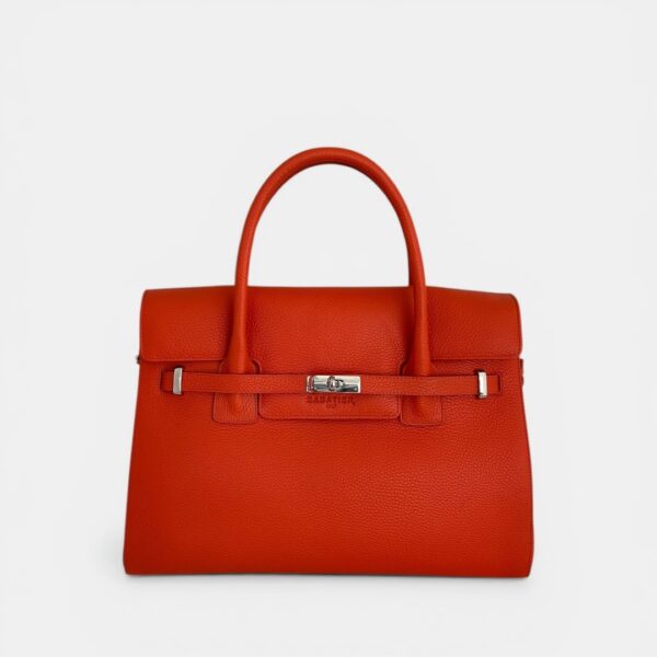 BELLECOUR 617 LOLO ORANGE<br/> Couro granulado laranja